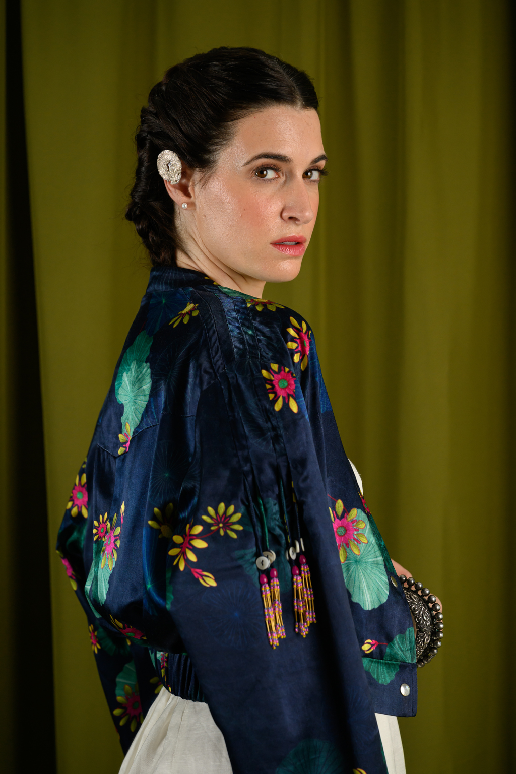 BomberJacket With Elastic Waist