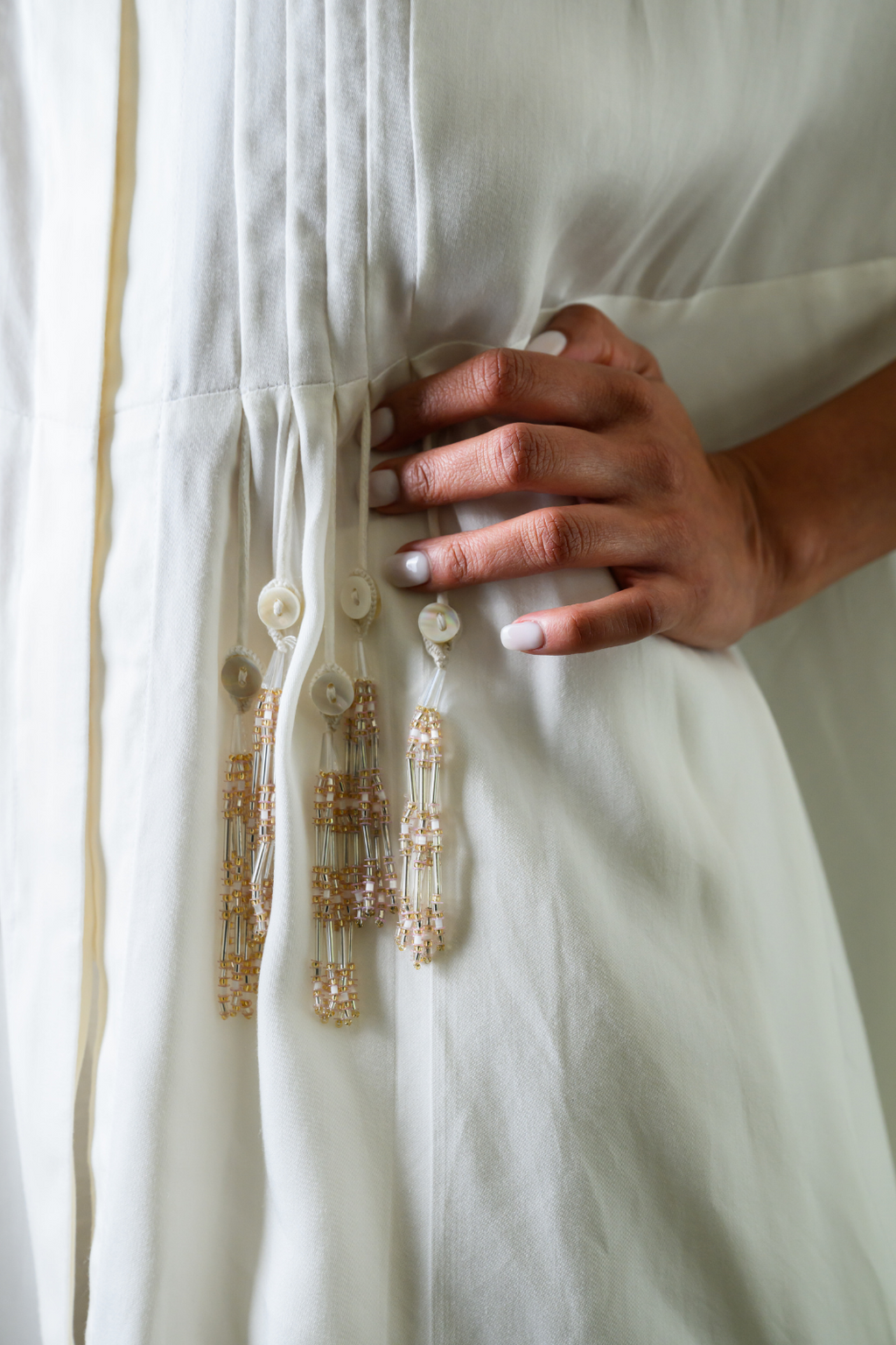 Asymmetric hem long top