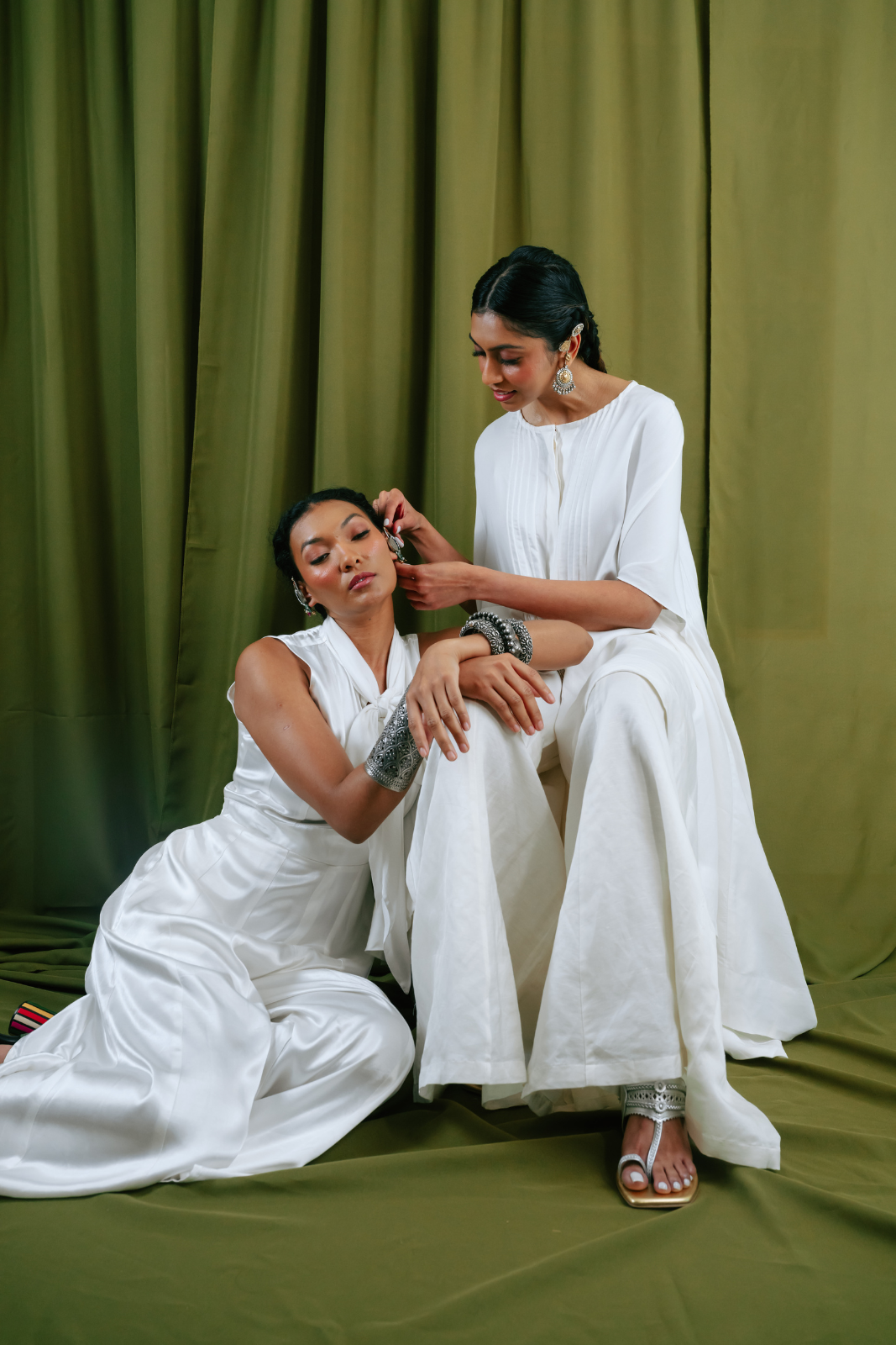 Asymmetric hem long top