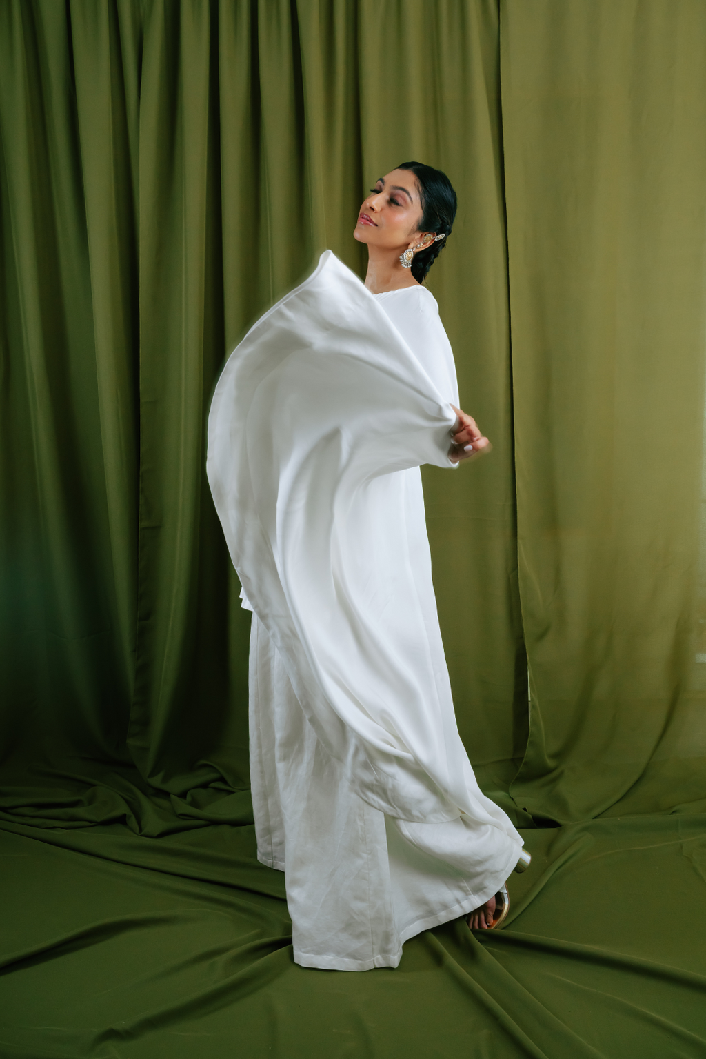 Asymmetric hem long top