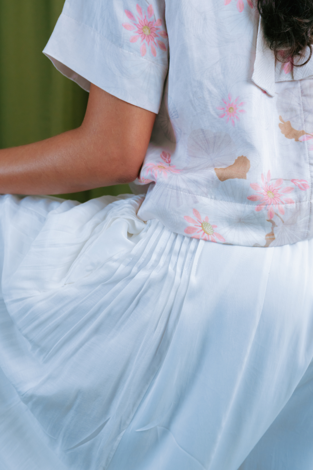 Bodice With Padded Shoulders