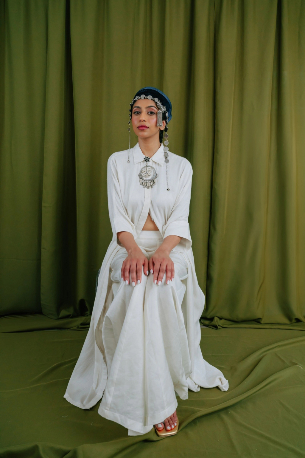 Long Shirt With Broad Cuff