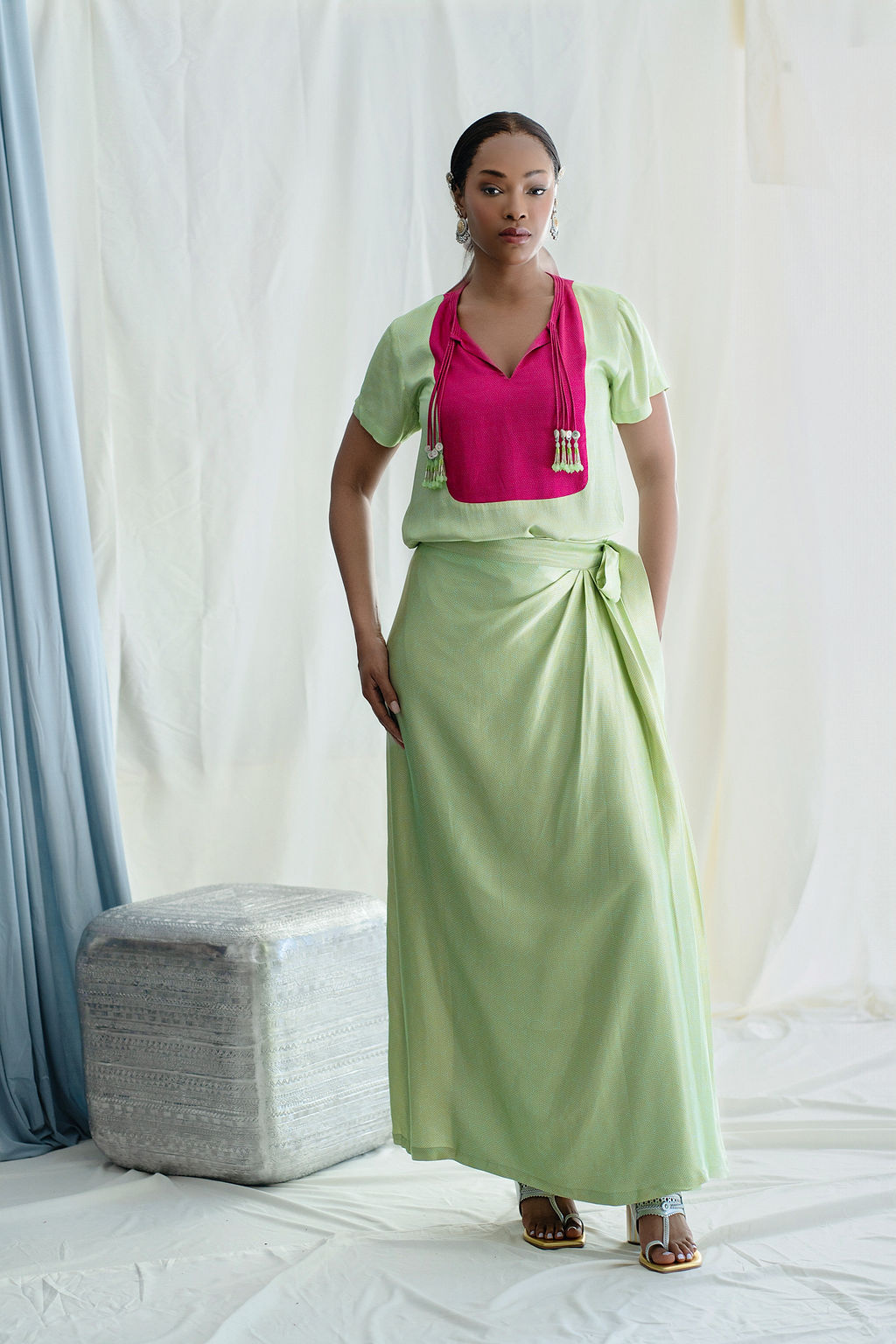 Top With Above Elbow Sleeves