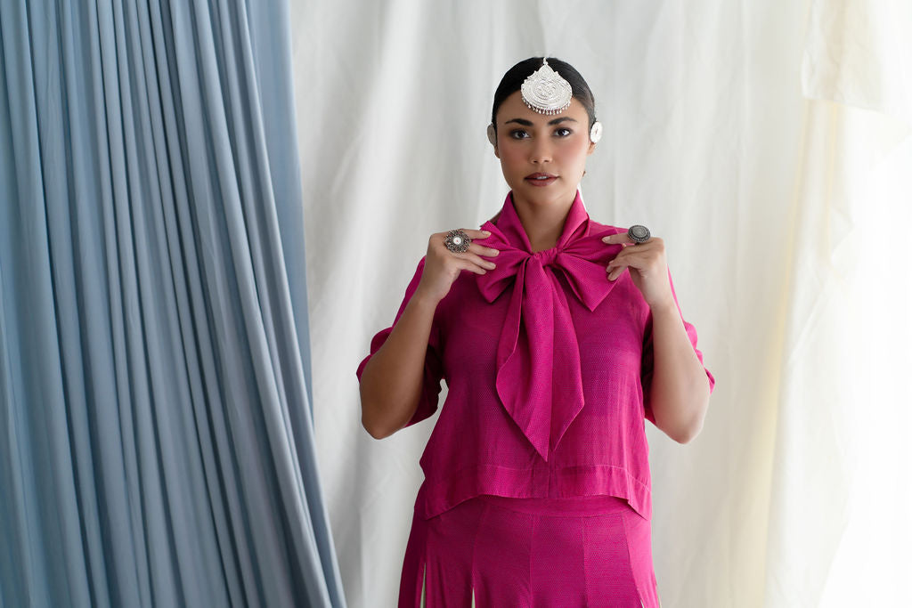 Cropped Button Down Shirt