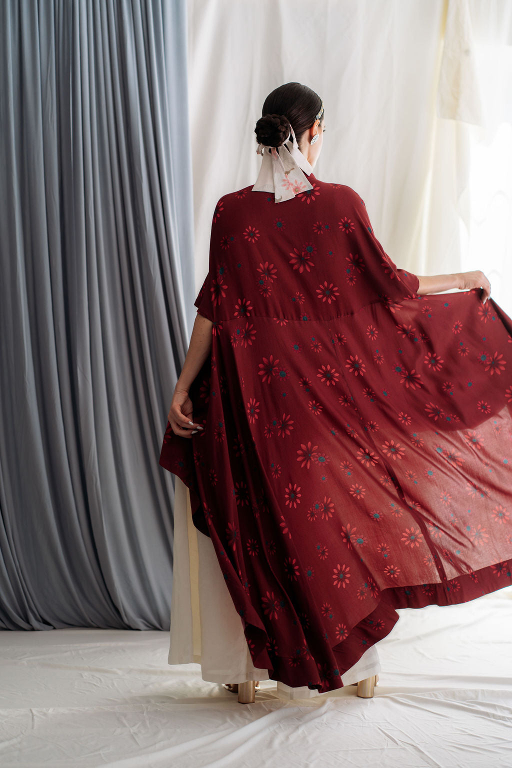 Asymmetric hem long top