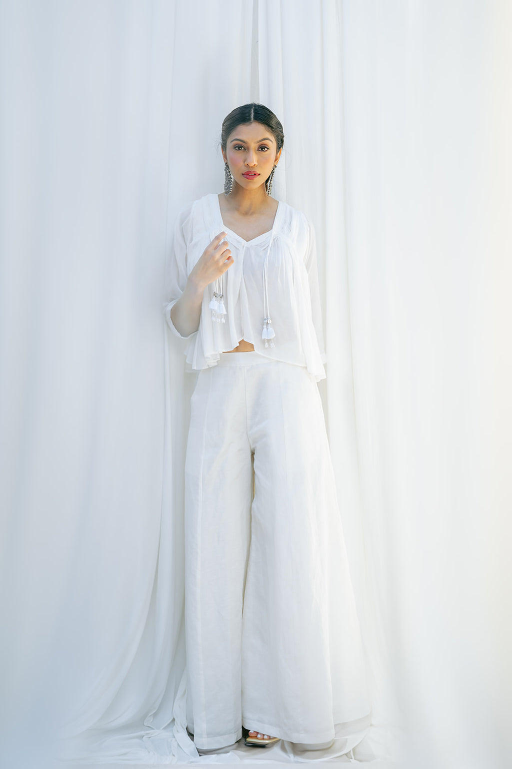 Panelled Flare Pants