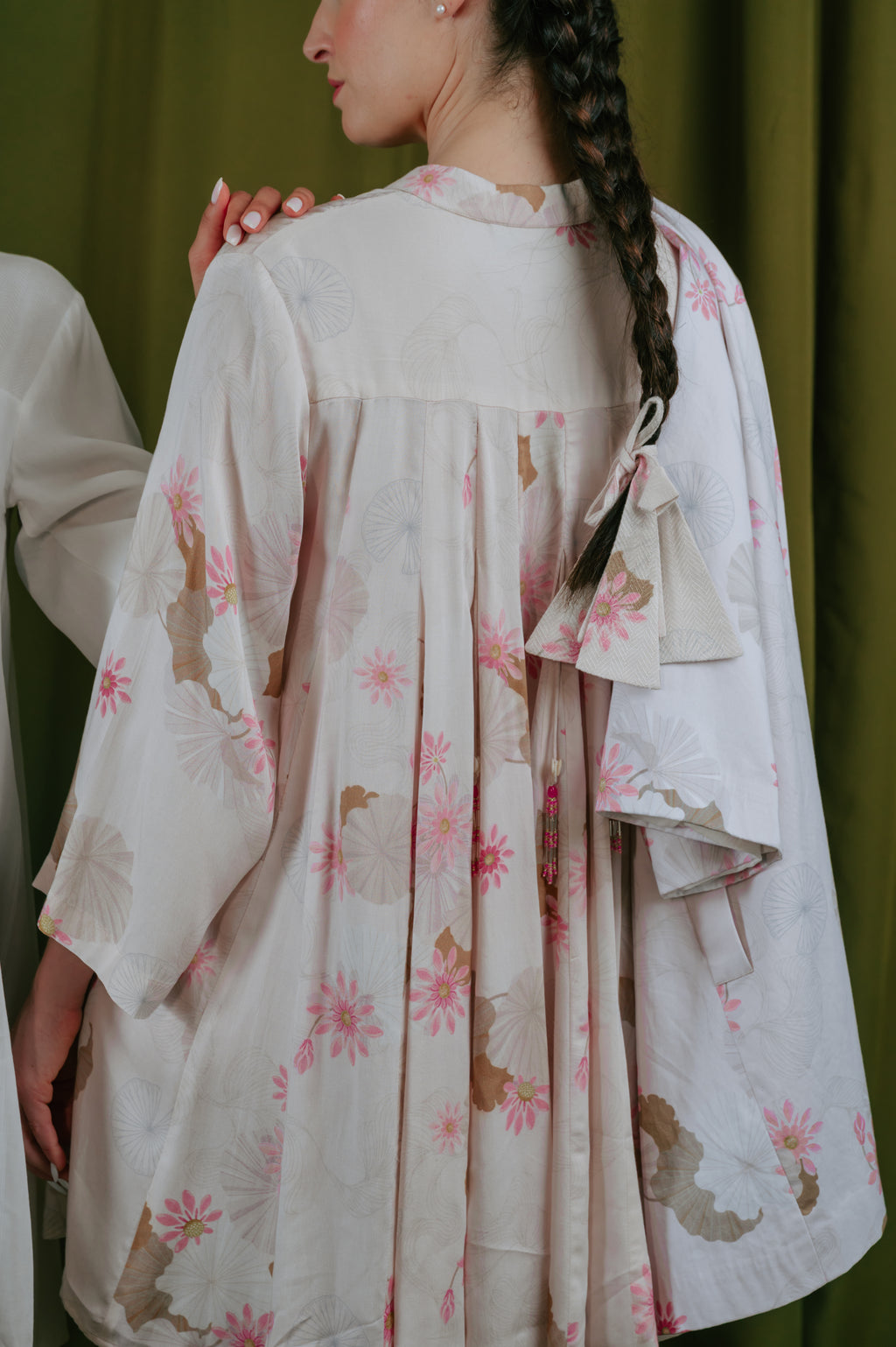 Short Shirt Dress With Panelled Back And Godets