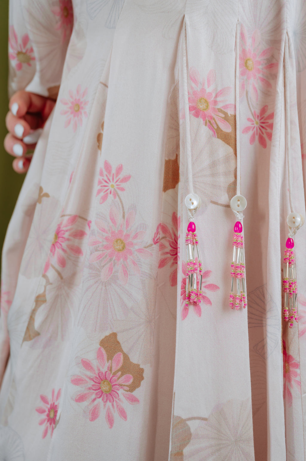 Short Shirt Dress With Panelled Back And Godets