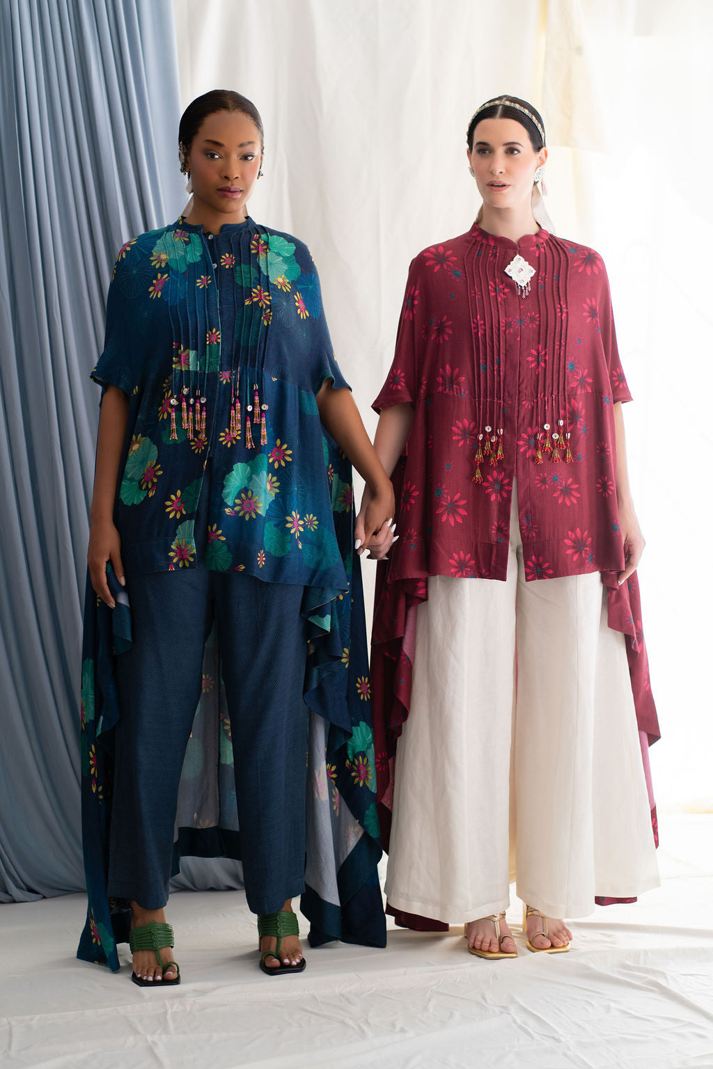 Asymmetric hem long top