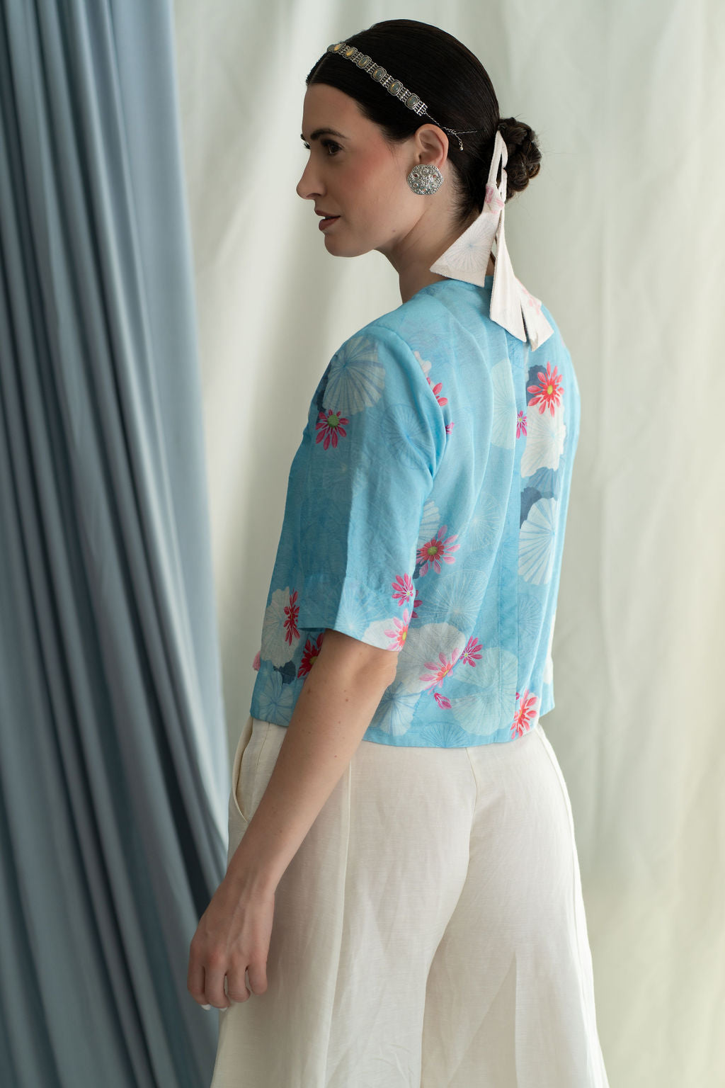 Bodice With Padded Shoulders