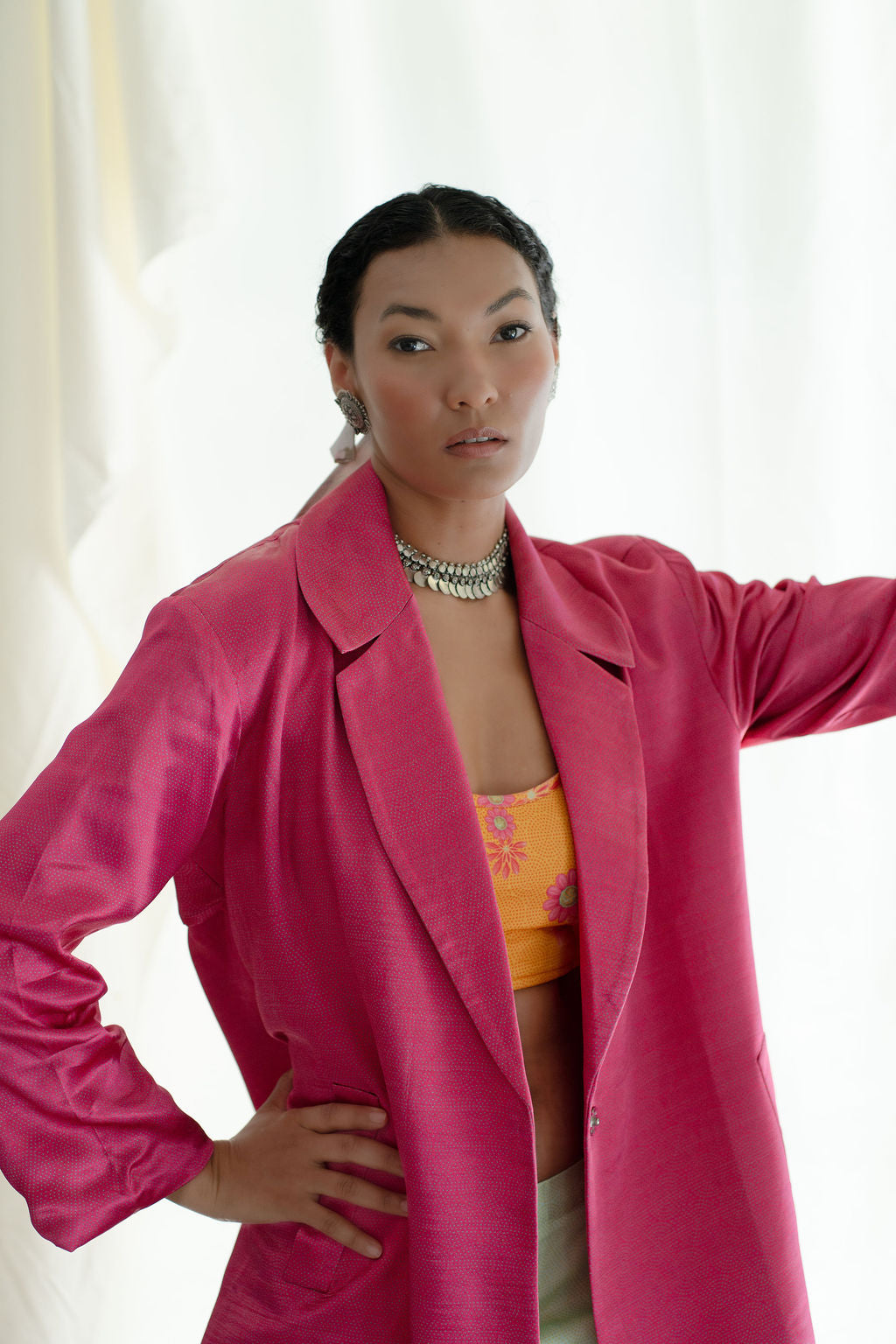 Long Trech Coat With Pocket