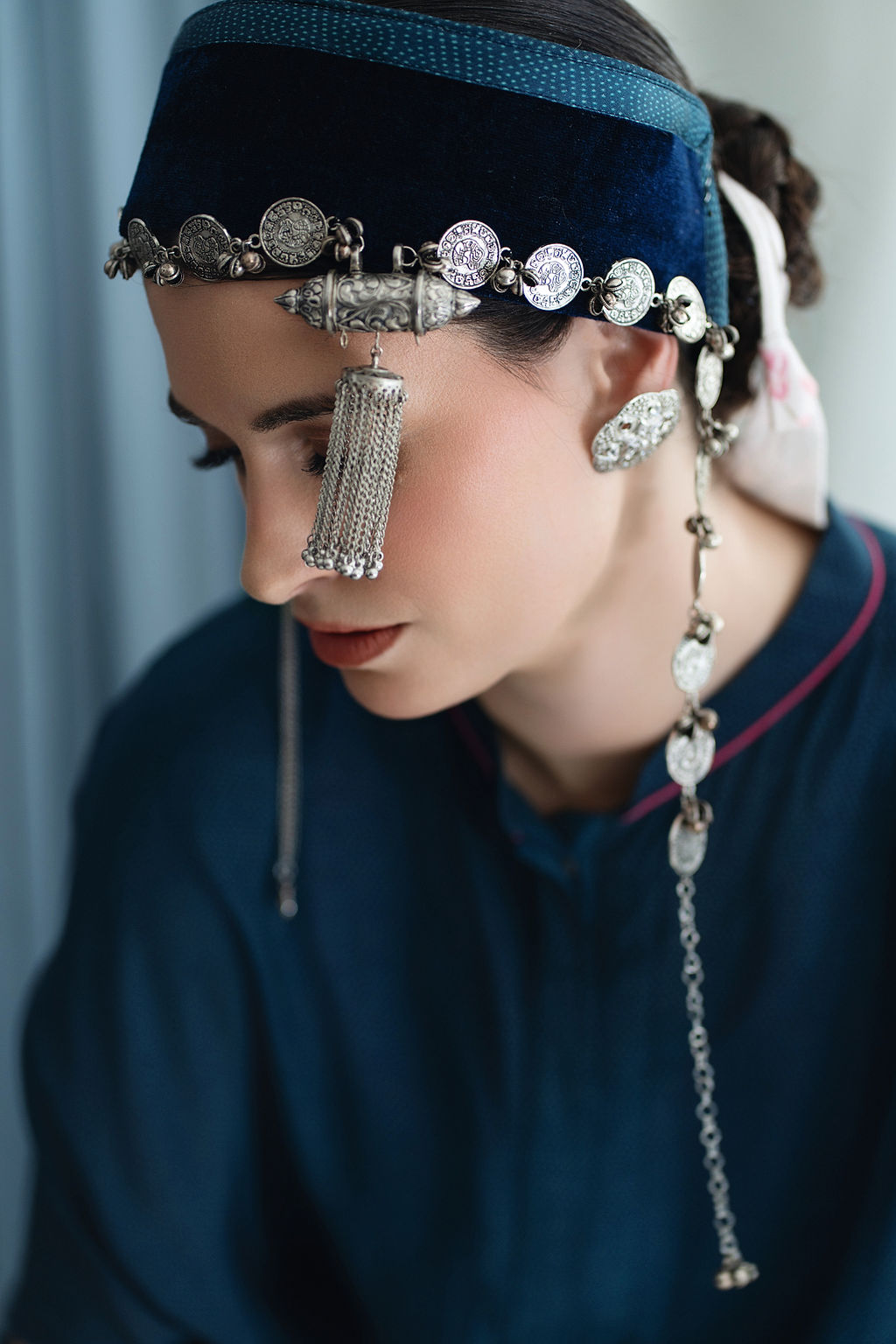 Flowy High low shirt top, front open