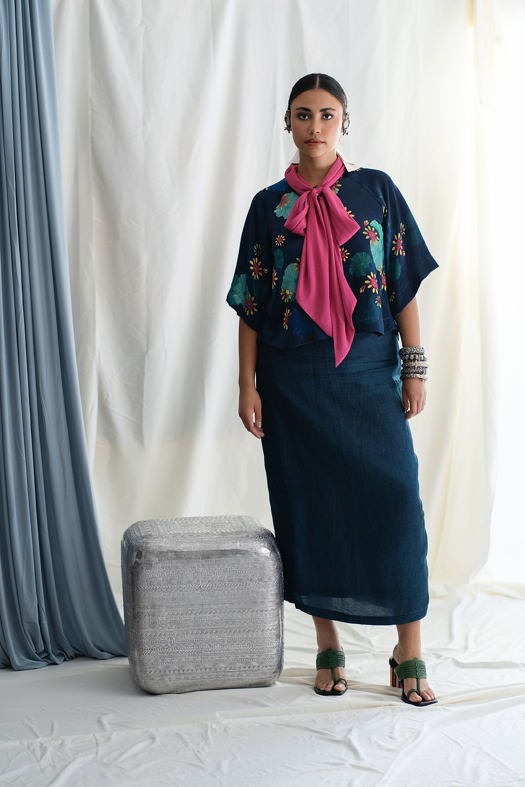 Pencil Skirt With Back Slit