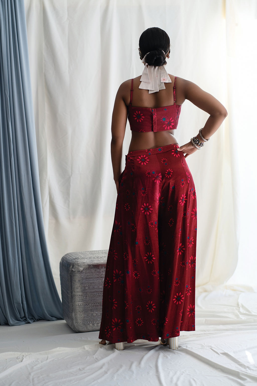 Panelled Flare pants