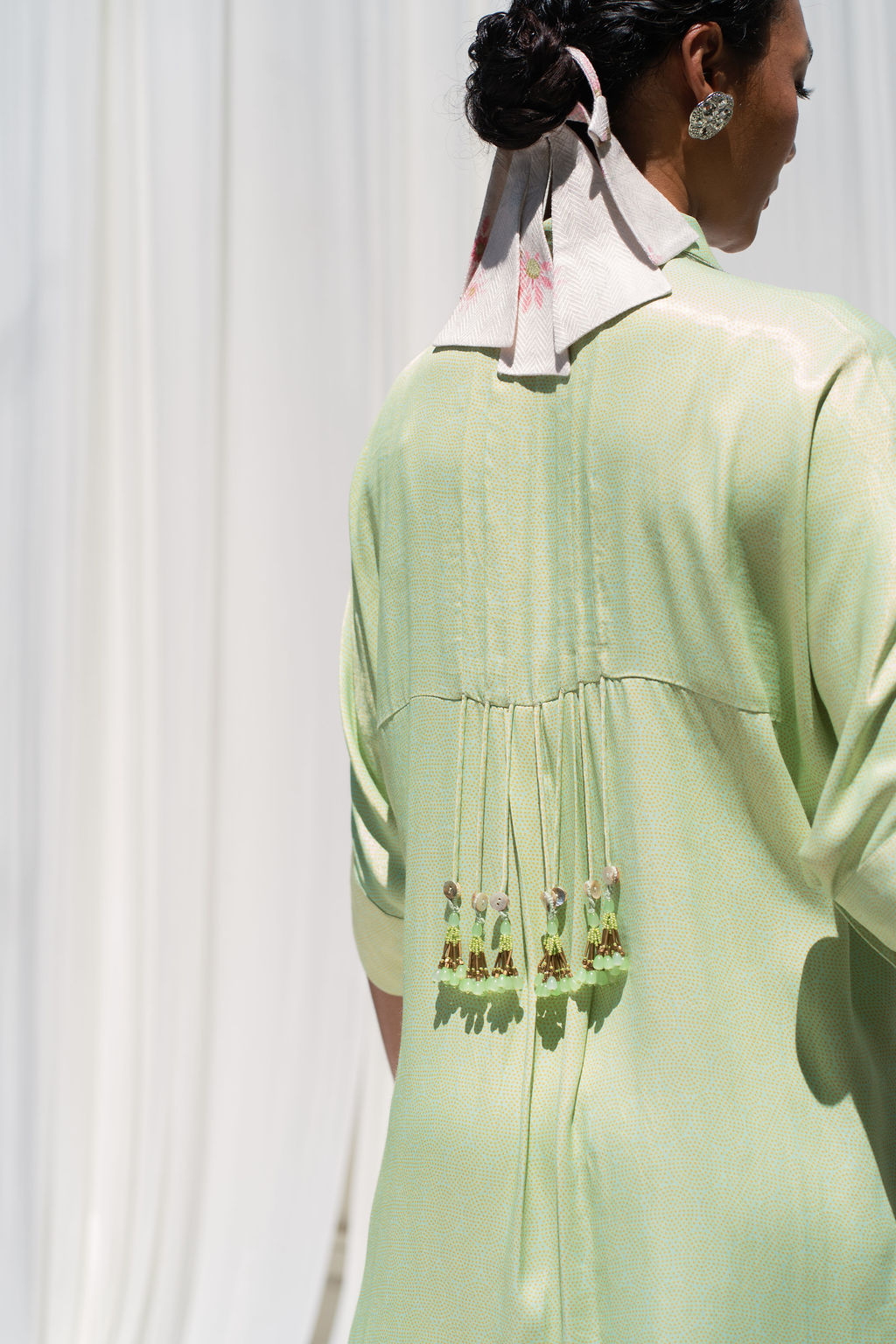 Long Shirt With Broad Cuff