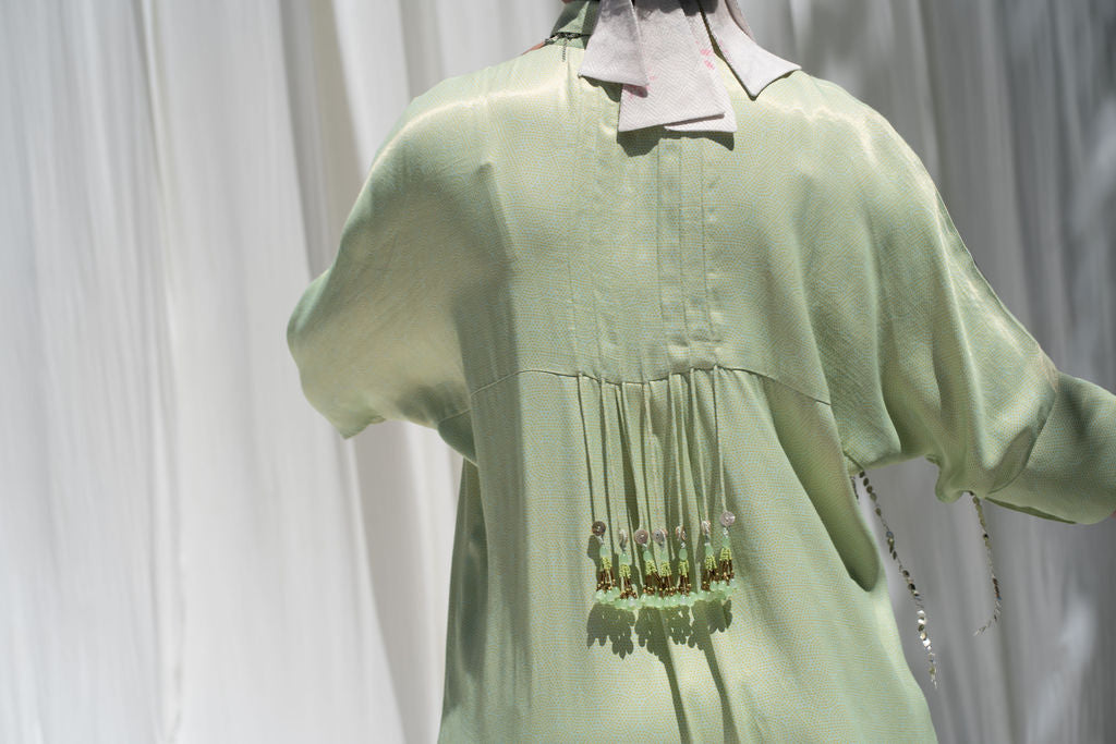 Long Shirt With Broad Cuff