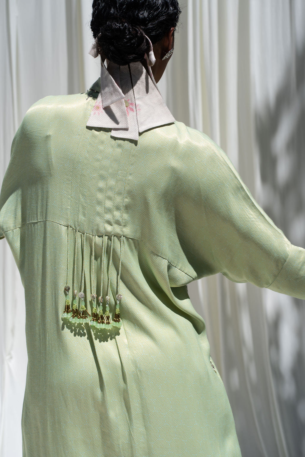 Long Shirt With Broad Cuff