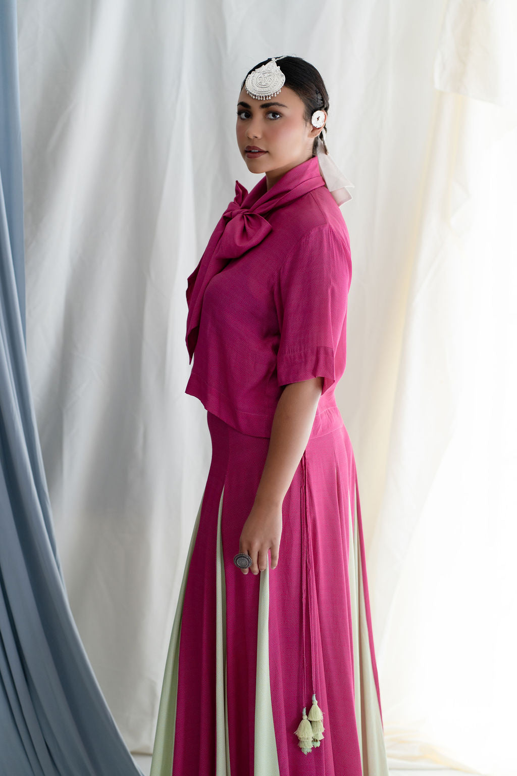 Cropped Button Down Shirt