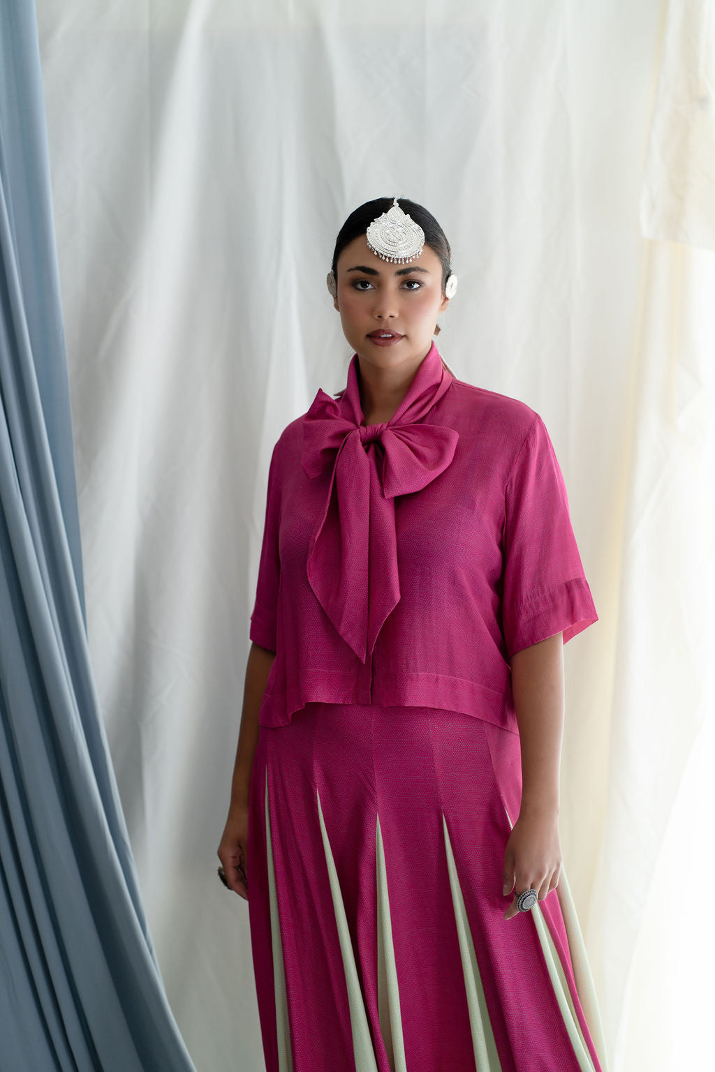 Cropped Button Down Shirt