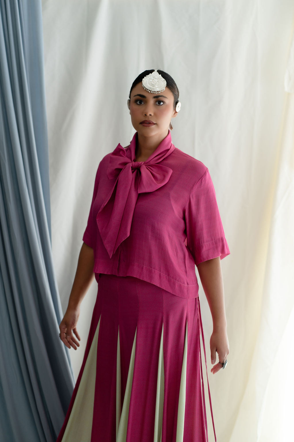 Cropped Button Down Shirt