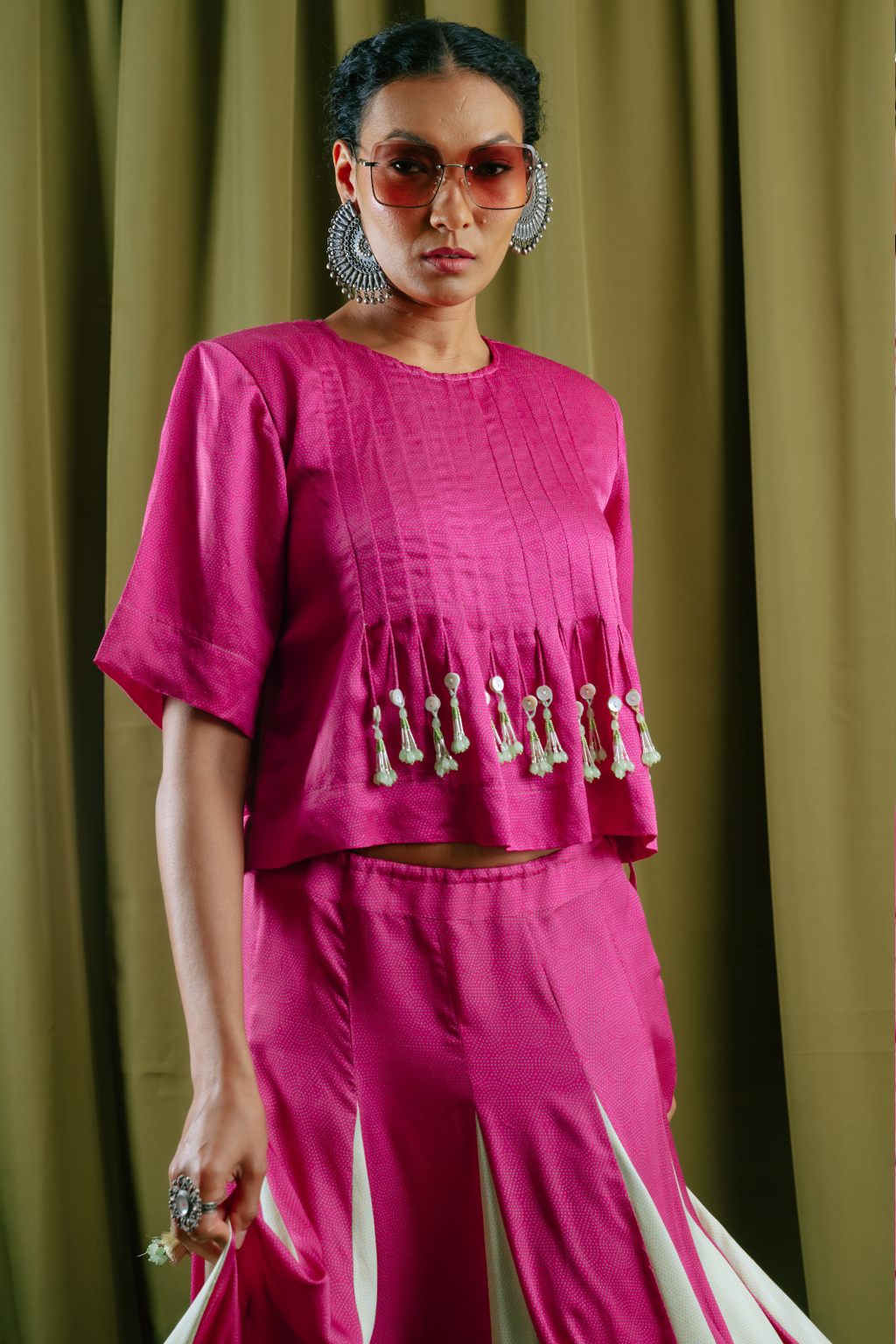 Bodice With Padded Shoulders