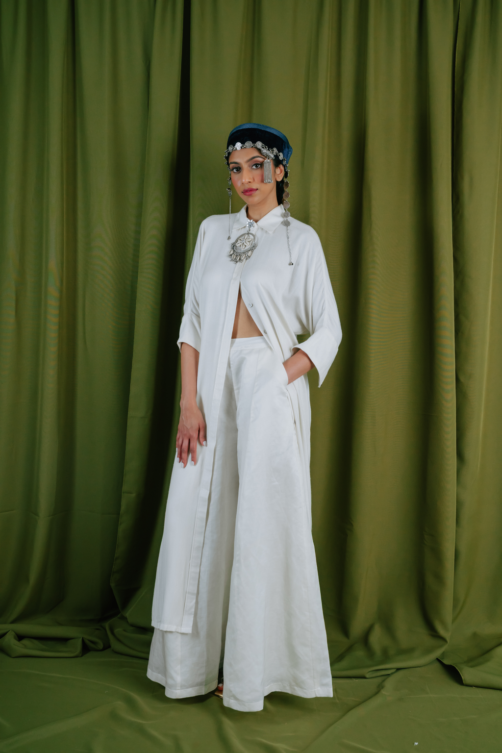 Long Shirt With Broad Cuff