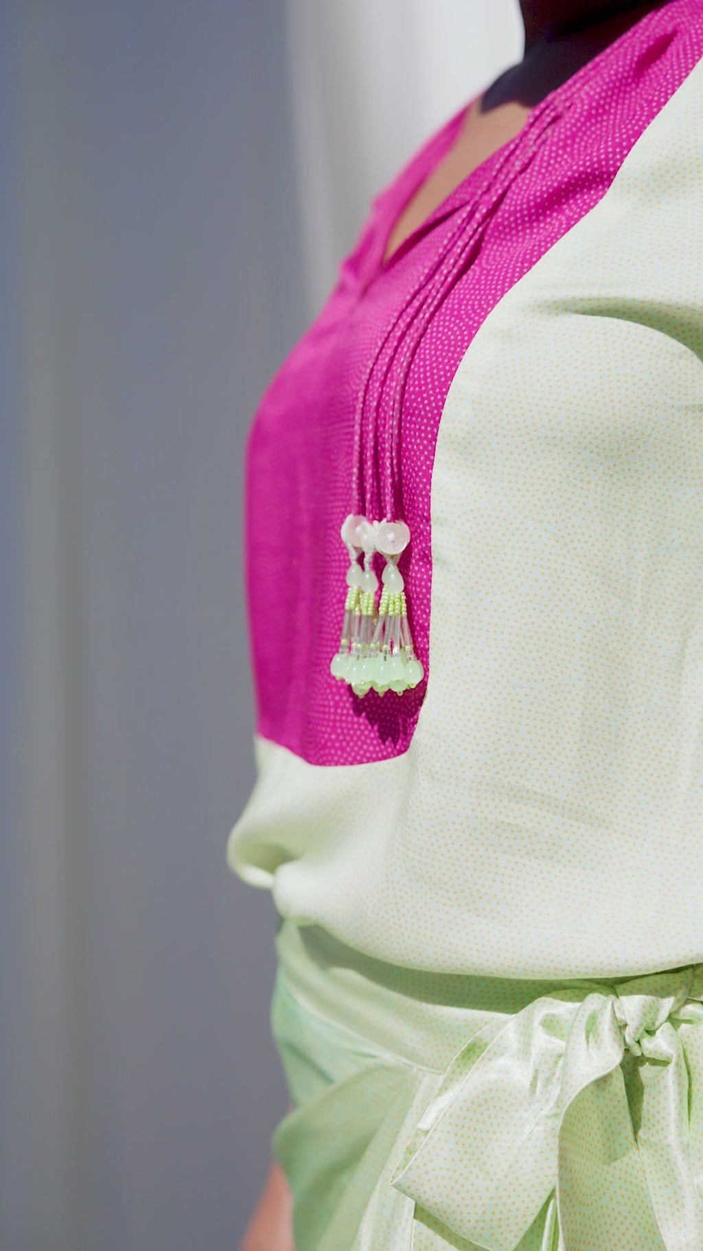 Adjustable Wrap Skirt With Front Drape